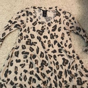 Lepord Print Formal Shirt